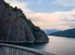 Vidraru Dam Landscape in Transylvania, Romania