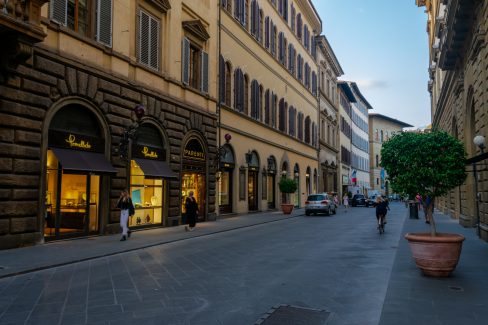 The beautiful streets of Florence, Tuscany, Italy