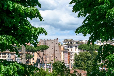 Beautiful buildings from the lovely Rome, Italy