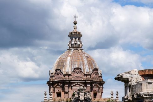 The Church of Santi Luca e Martina, Rome, Roman Forum, Italy