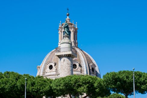 The Church of the Most Holy Name of Mary at the Trajan Forum or Santissimo Nome di Maria al Foro Traiano