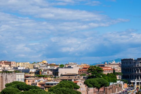 Beautiful buildings from the lovely Rome, Italy