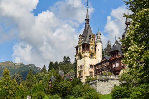 The Beautiful Peles Castle, Sinaia, Prahova, Romania