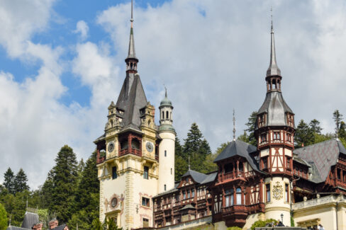 The Beautiful Peles Castle, Sinaia, Prahova, Romania