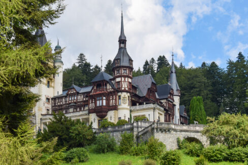 The Beautiful Peles Castle, Sinaia, Prahova, Romania