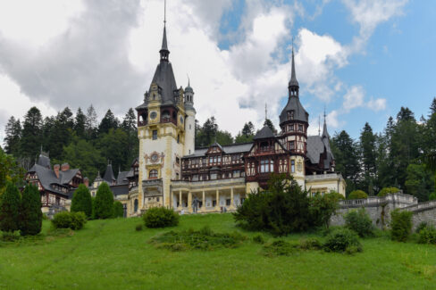 The Beautiful Peles Castle, Sinaia, Prahova, Romania