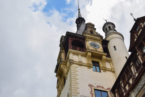 The Main Tower of Peles castle, Sinaia, Prahova, Romania