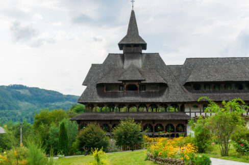 Barsana wooden monastery, Maramures, Romania