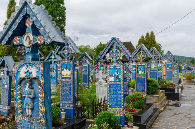 The Merry Cemetery from Sapanta, Maramures, Romania