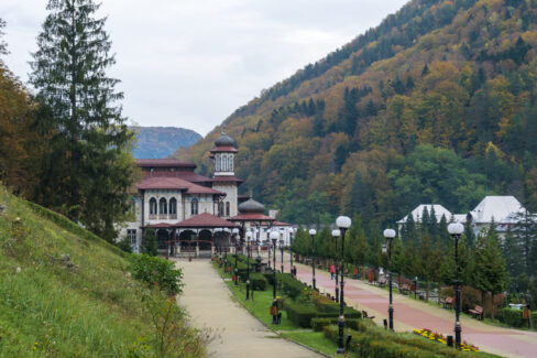 The Way to Slanic Moldova Casino, Bacau, Romania